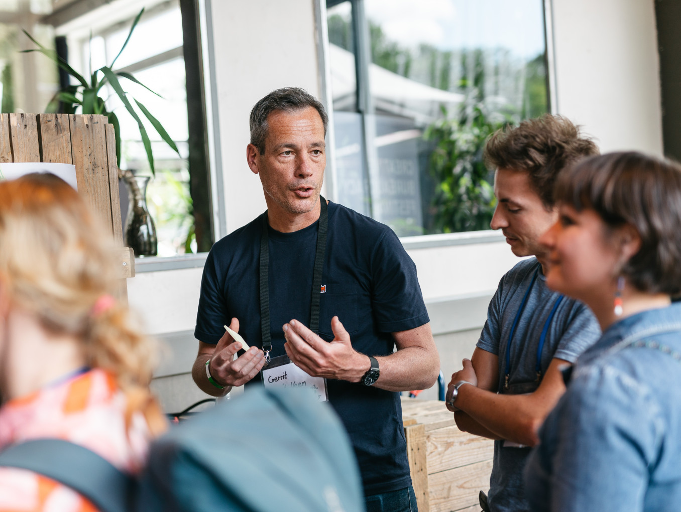 people attending a workshop