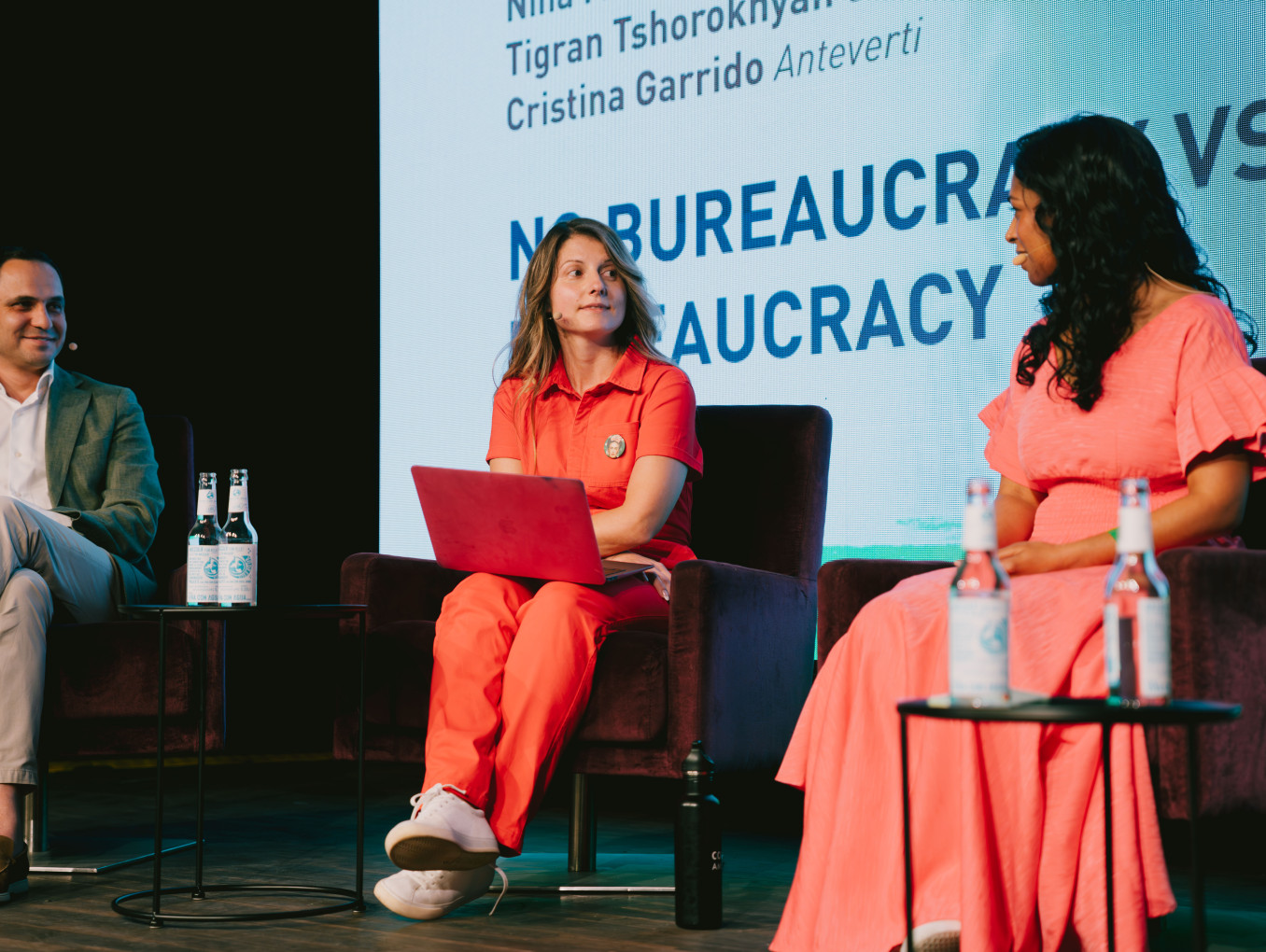 speaker on impact stage