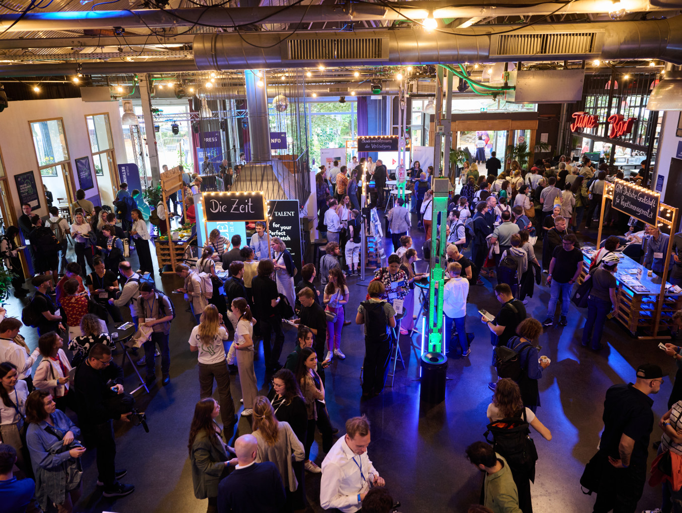 partner stand at the festival