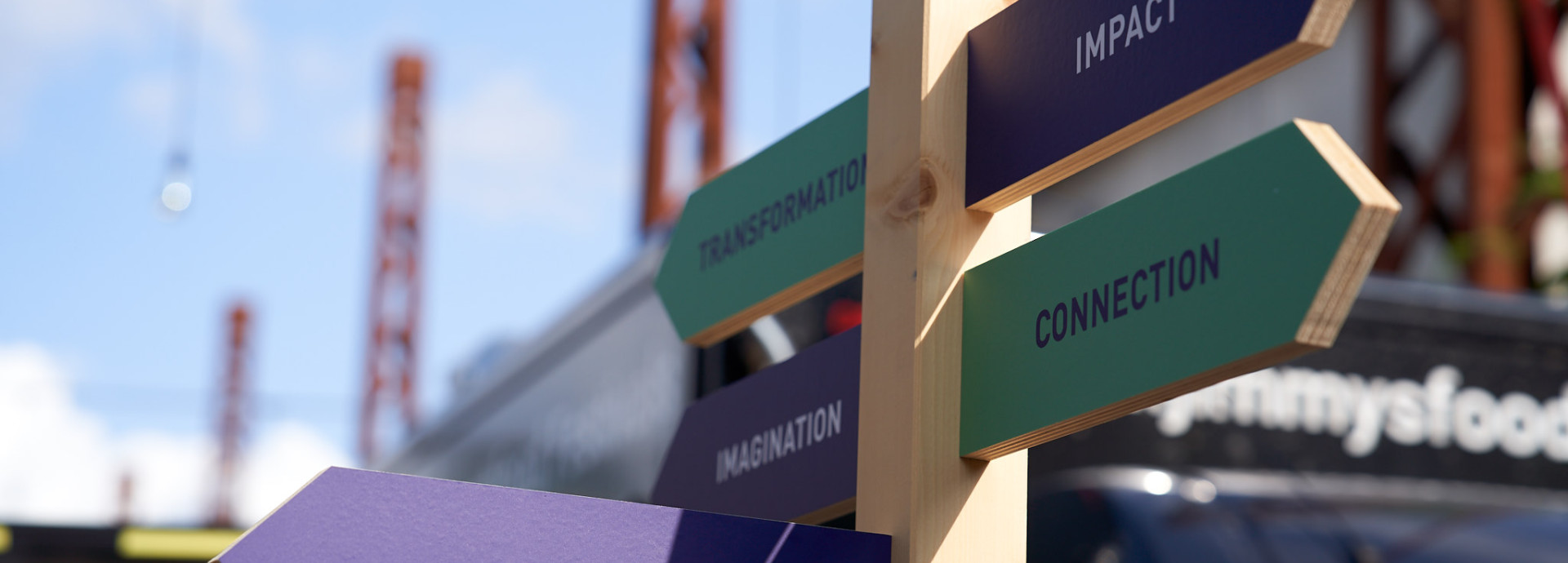 Wegweiser auf dem CBF25 