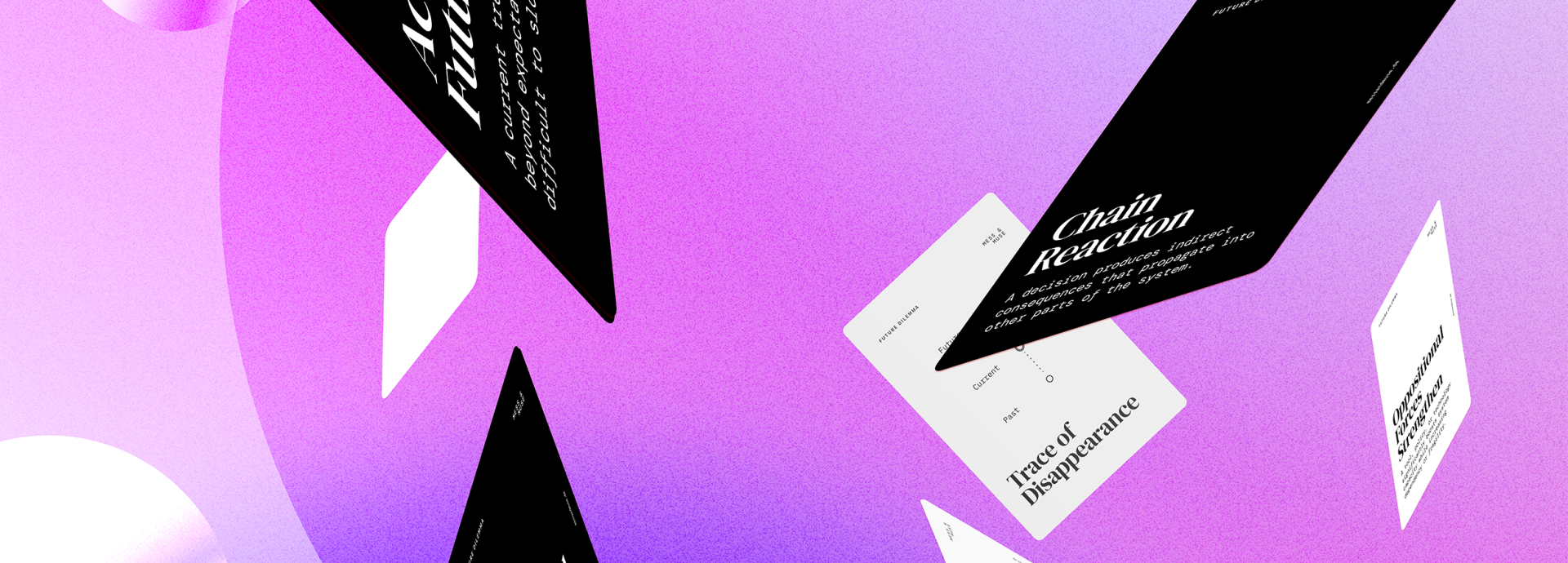 Game cards falling through the air