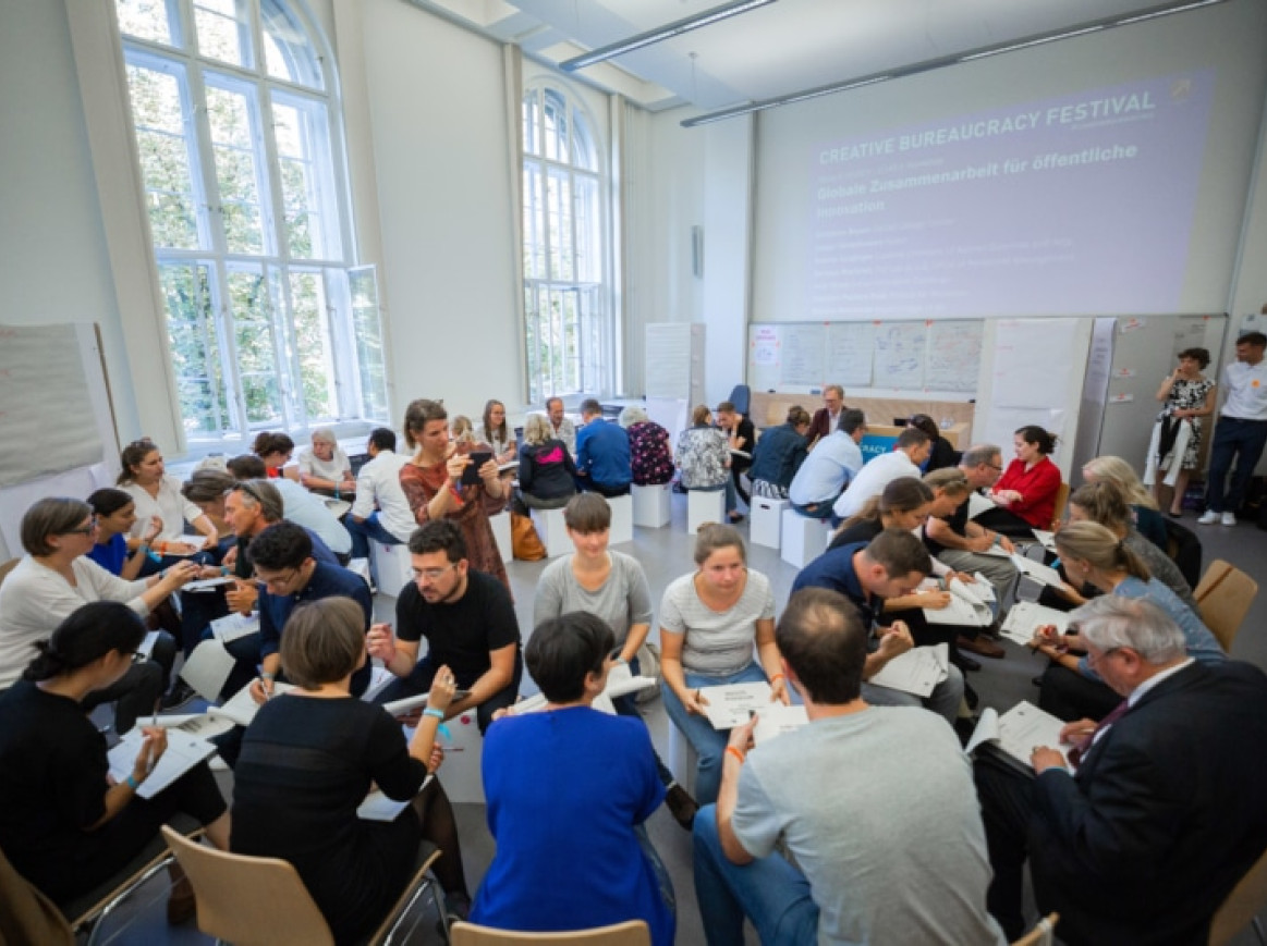 people sitting in a circle 