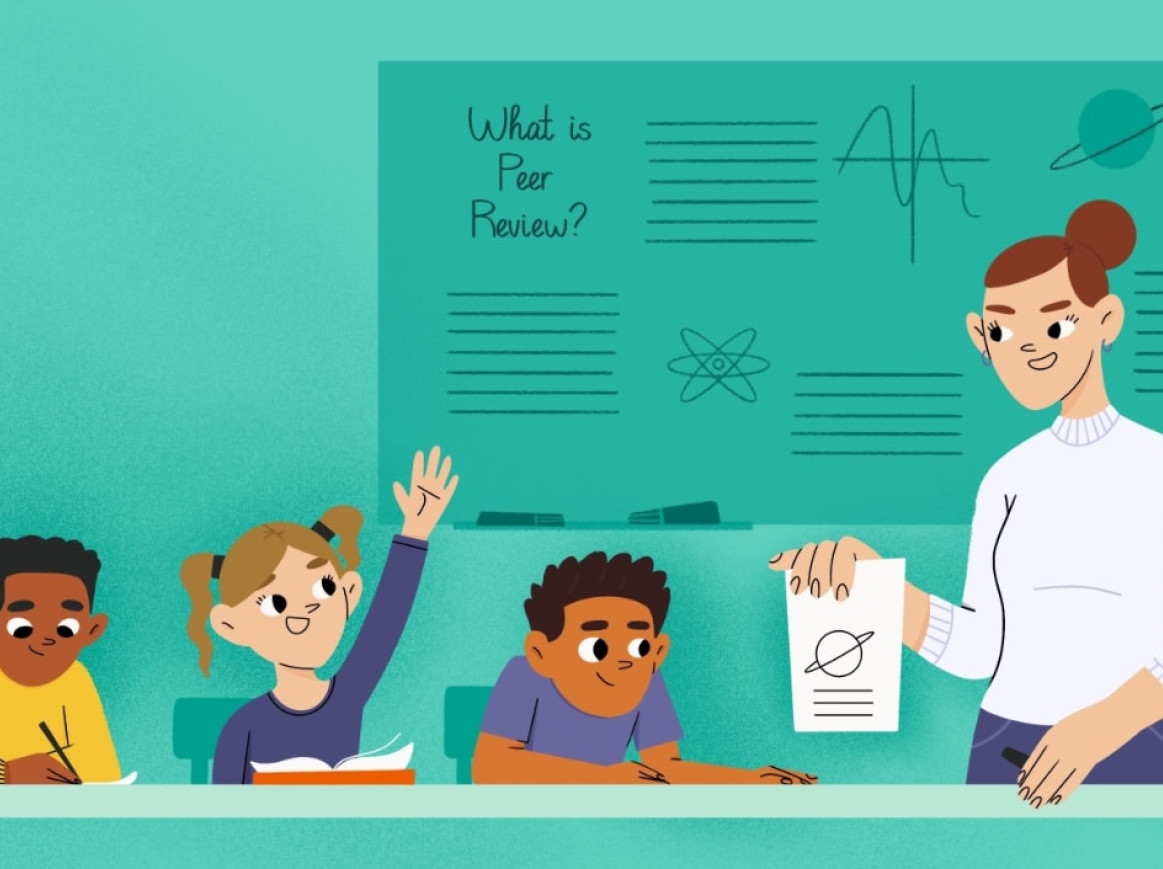 An illustration of peer review
