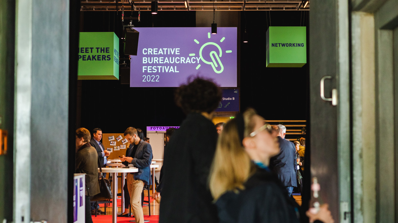 networking area of the festival