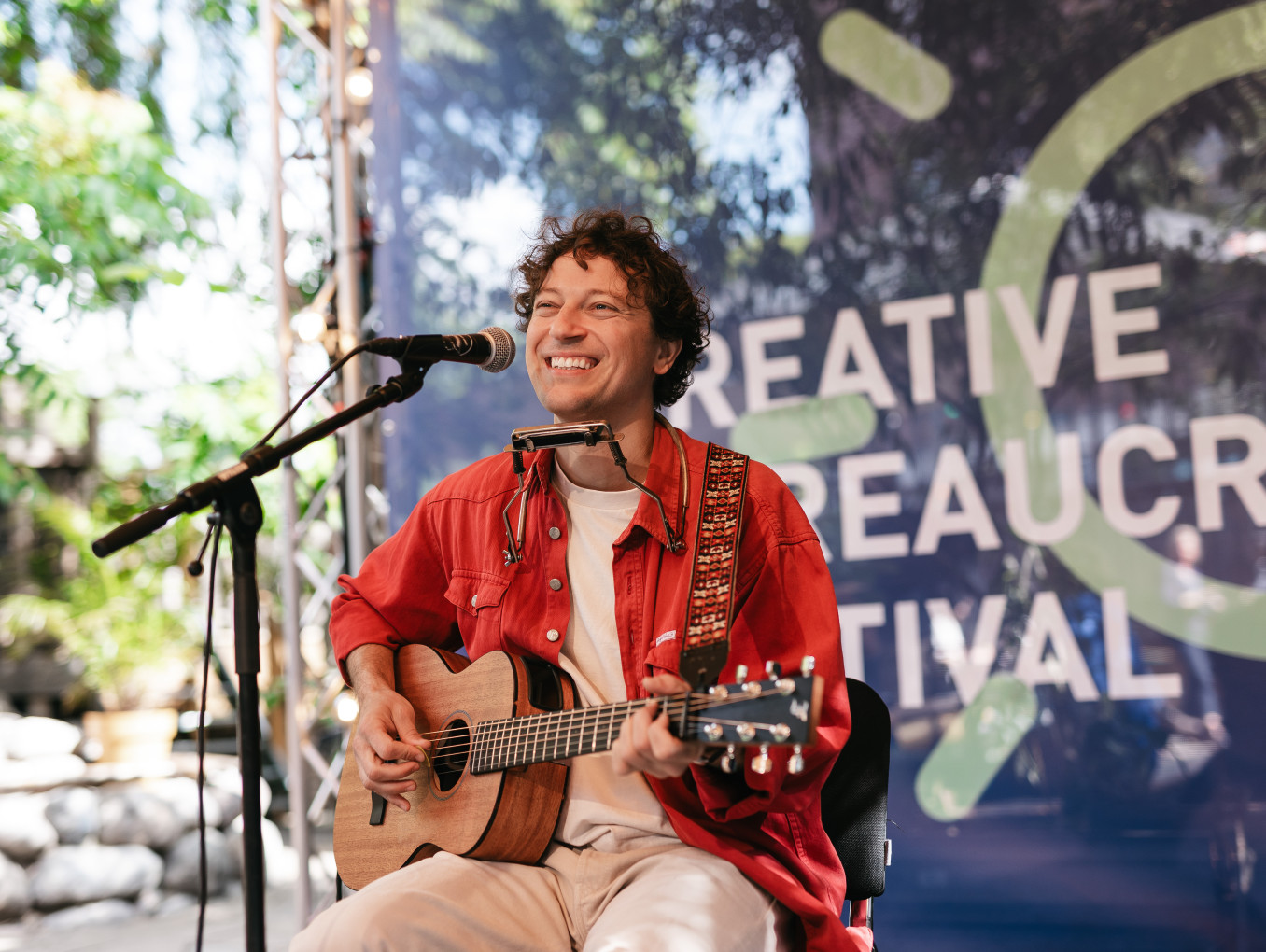 musician at the festival