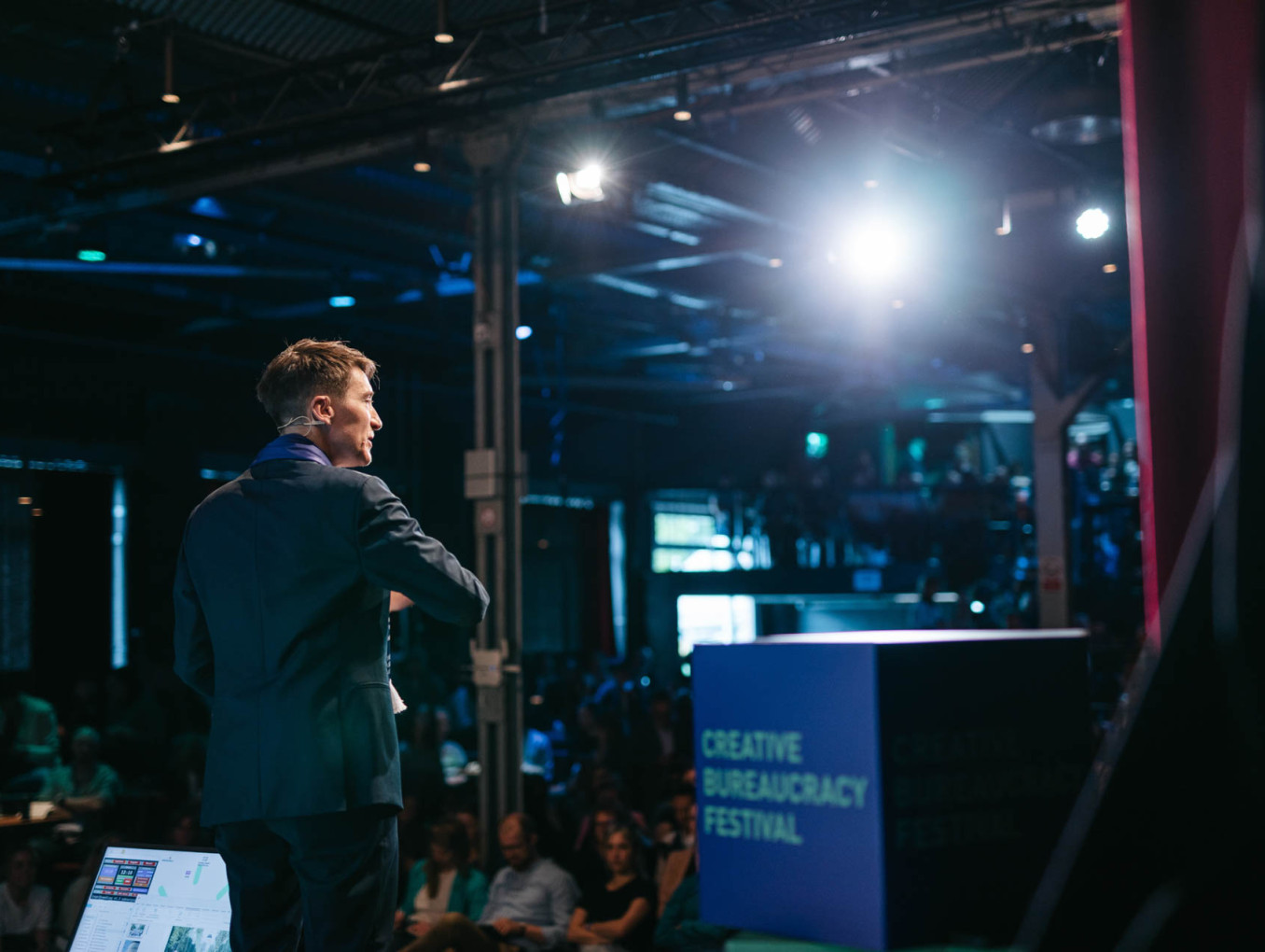 moderator on impact stage