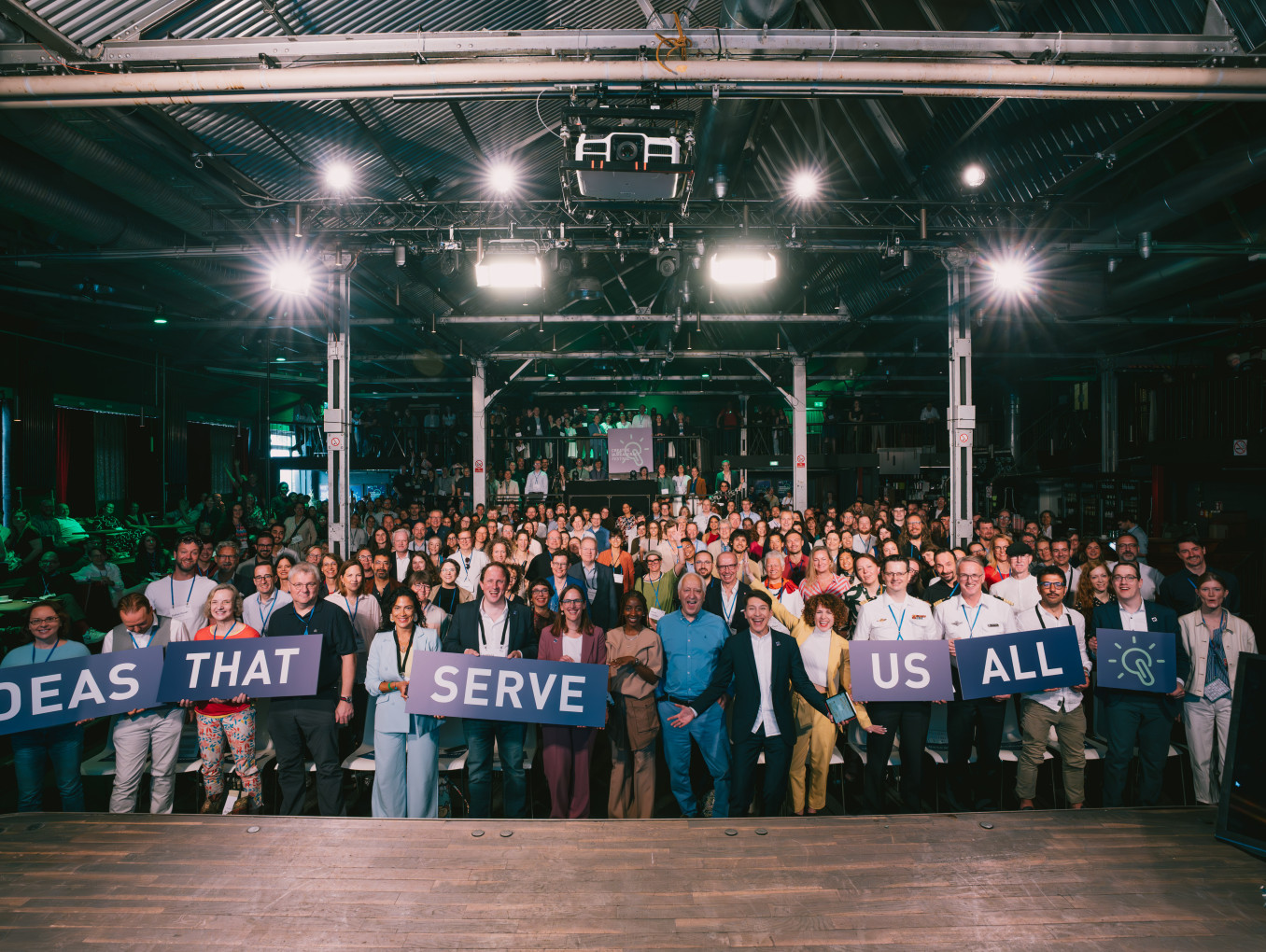 group picture at the festival