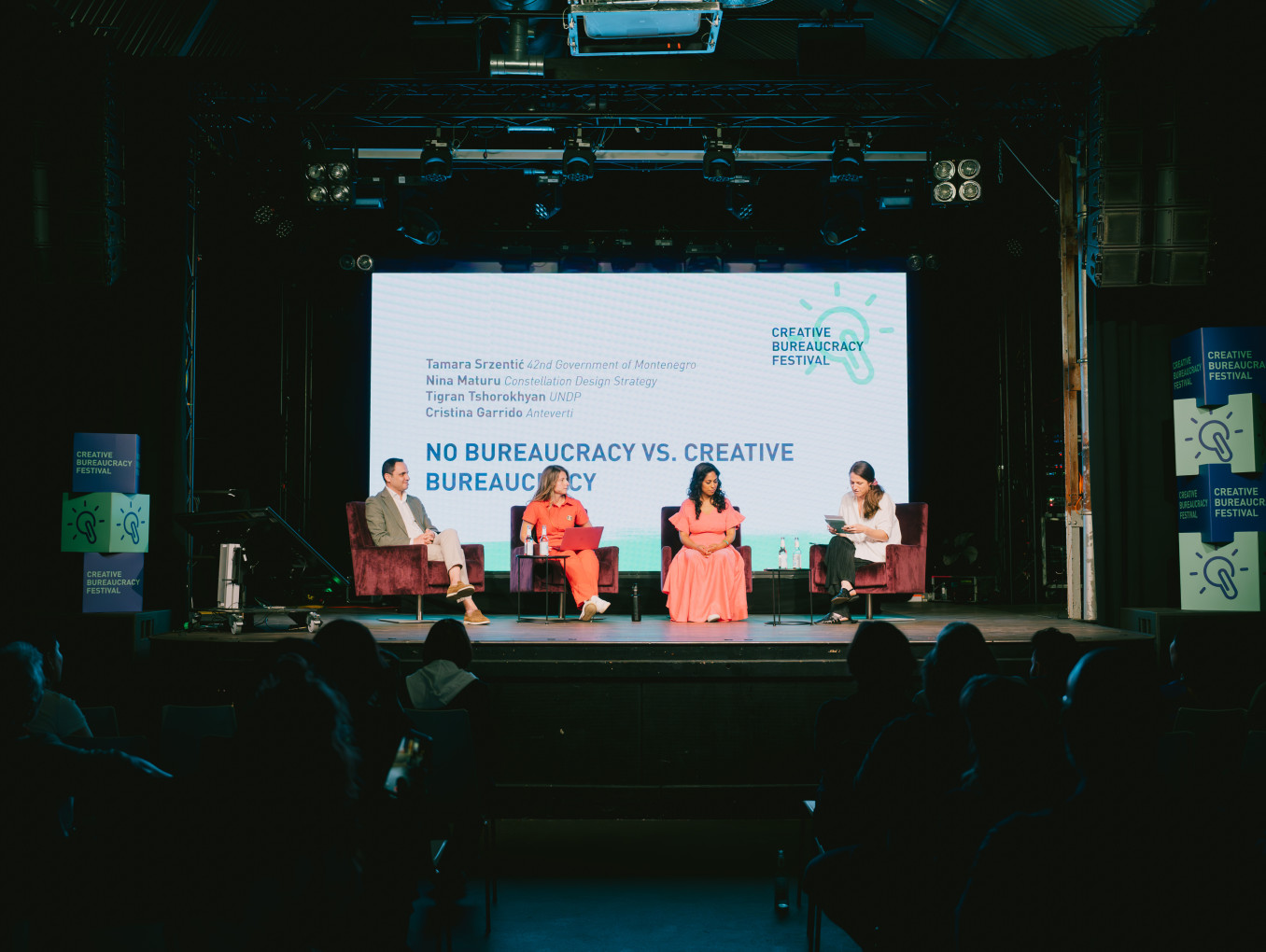panel on impact stage
