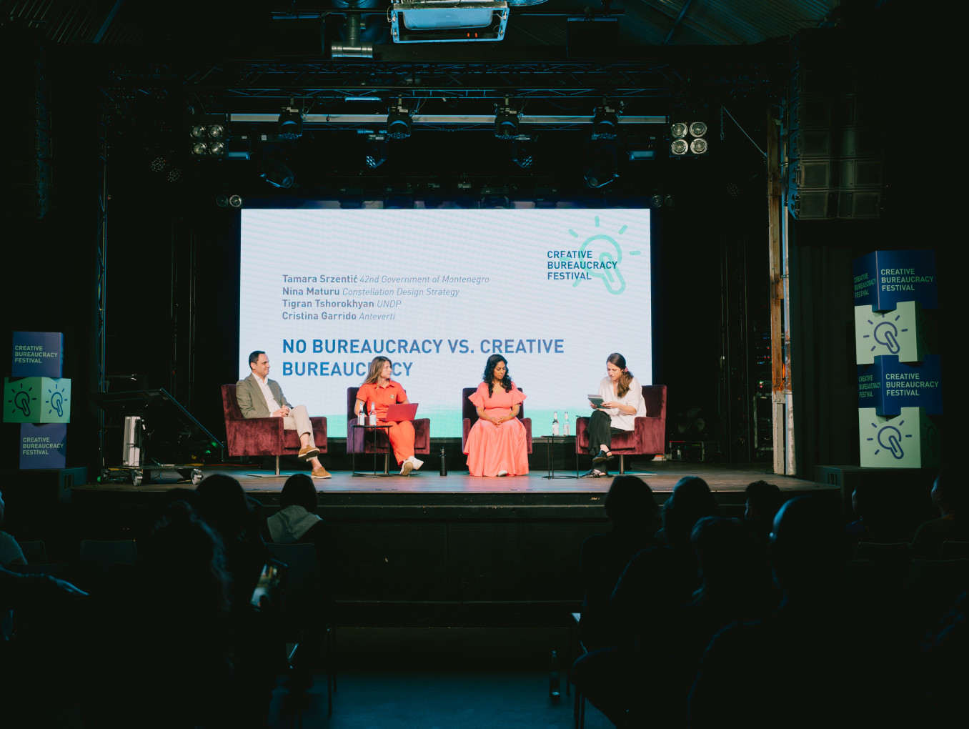 panel on impact stage