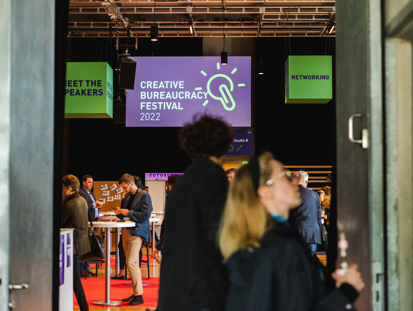 networking area of the festival